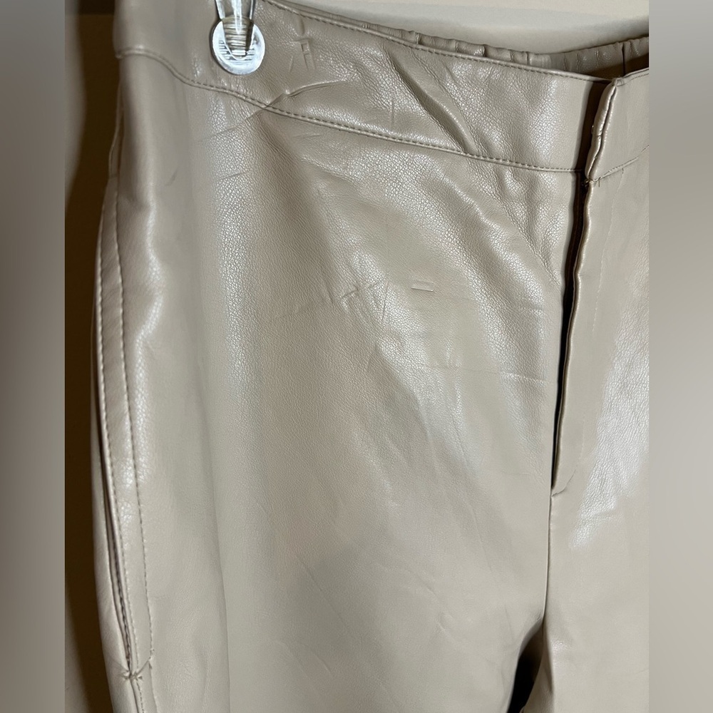 WAYF Faux Leather Pants - Picture 7 of 9